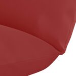 vidaXL Adirondack vankúš PUTTEN 100% polyester Víno červené – Obrázok 6