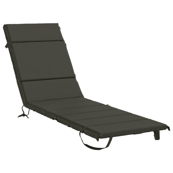 vidaXL Vankúš na ležadlo GEMERT 100% polyester Antracitová – Obrázok 2