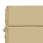 vidaXL Vankúš na ležadlo GEMERT 100% polyester Béžová 200 x 55 x 3 cm – Obrázok 6