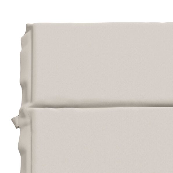 vidaXL Vankúš na ležadlo GEMERT 100% polyester Biela 200 x 60 x 3 cm – Obrázok 6