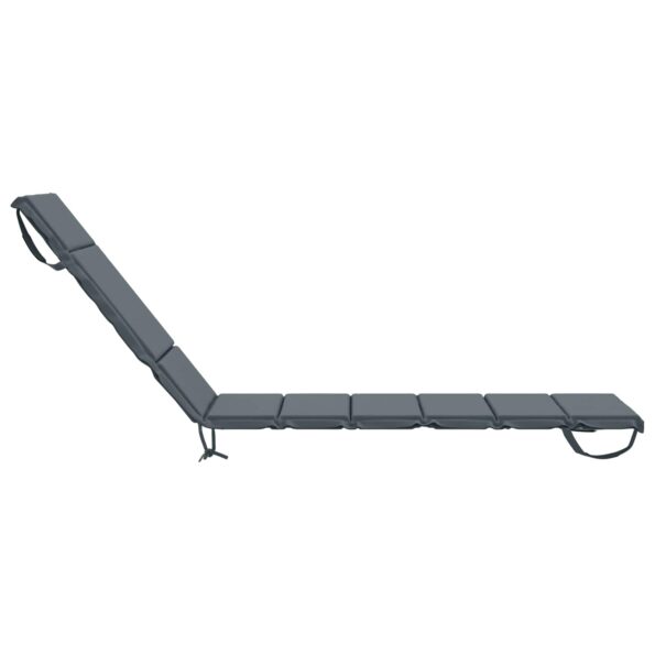 vidaXL Vankúš na ležadlo GEMERT 100% polyester Modrá 200 x 60 x 3 cm – Obrázok 5