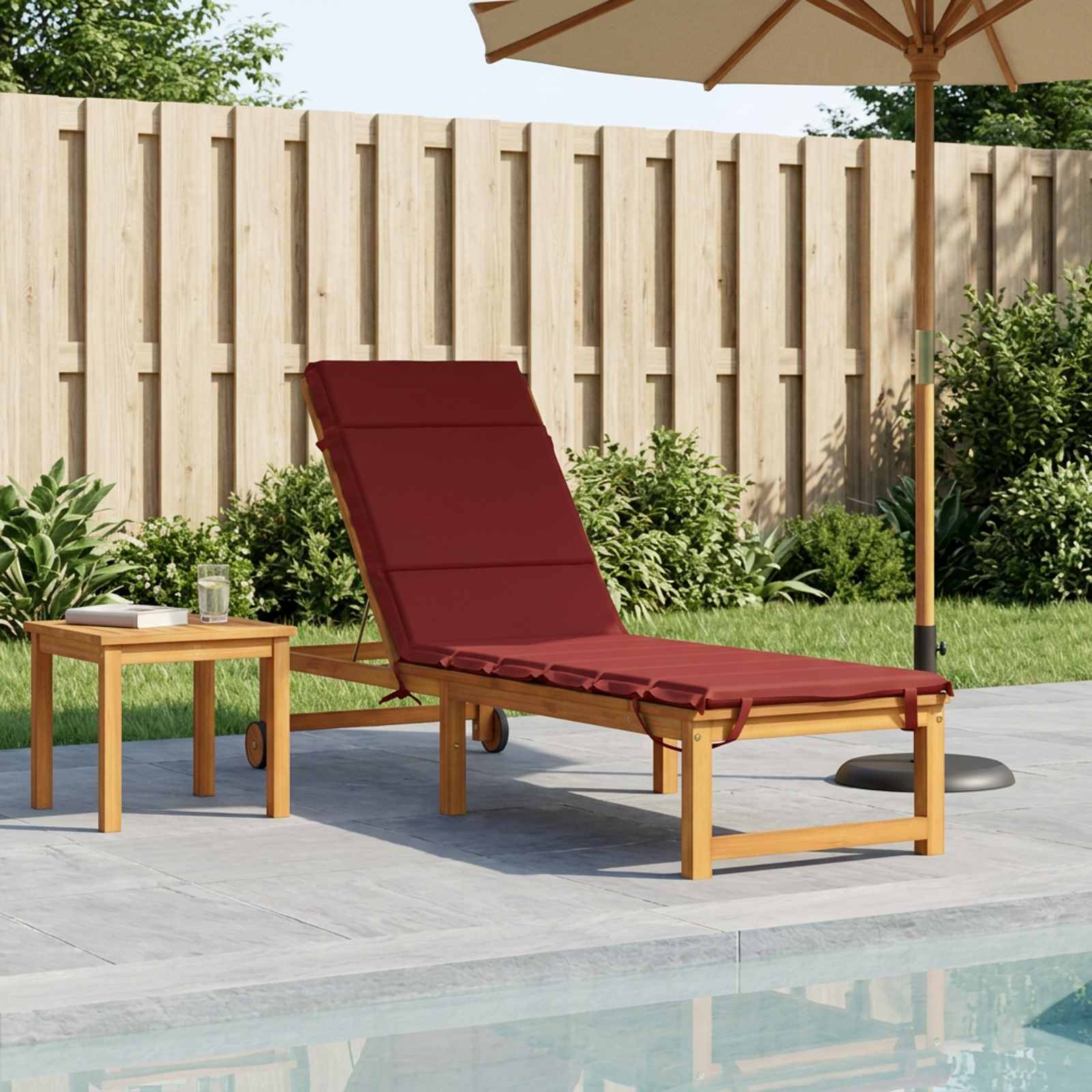 948528_1.jpg vidaXL Vankúš na ležadlo GEMERT 100% polyester Víno červené – Obrázok 1