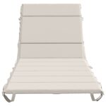 vidaXL Vankúš na ležadlo GEMERT 100% polyester Biela 200 x 70 x 3 cm – Obrázok 4