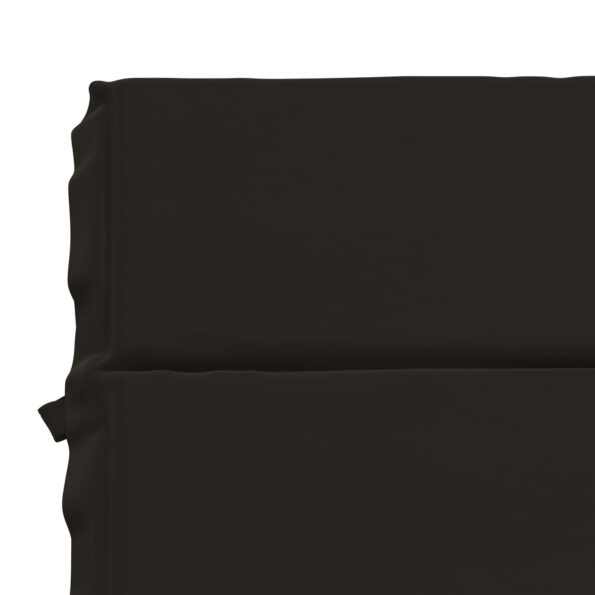vidaXL Vankúš na ležadlo GEMERT 100% polyester Čierna 200 x 70 x 3 cm – Obrázok 6
