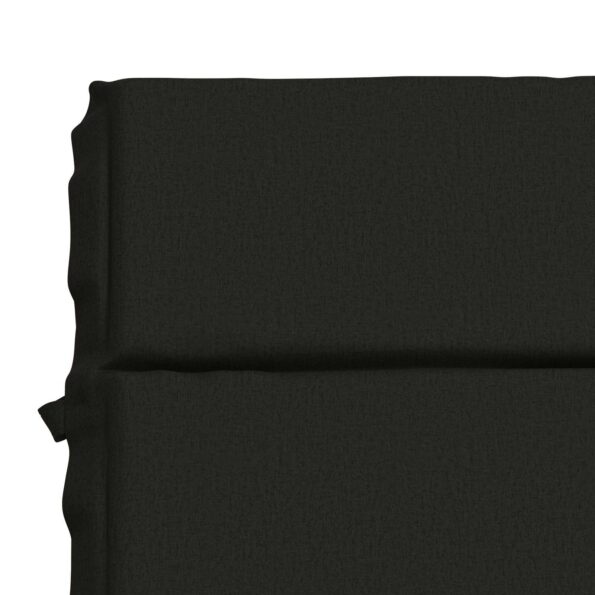 vidaXL Vankúš na ležadlo GEMERT 100% polyester Čierna 200 x 90 x 3 cm – Obrázok 6