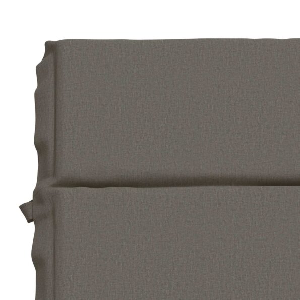 vidaXL Vankúš na ležadlo GEMERT 100% polyester Sivá 200 x 90 x 3 cm – Obrázok 6