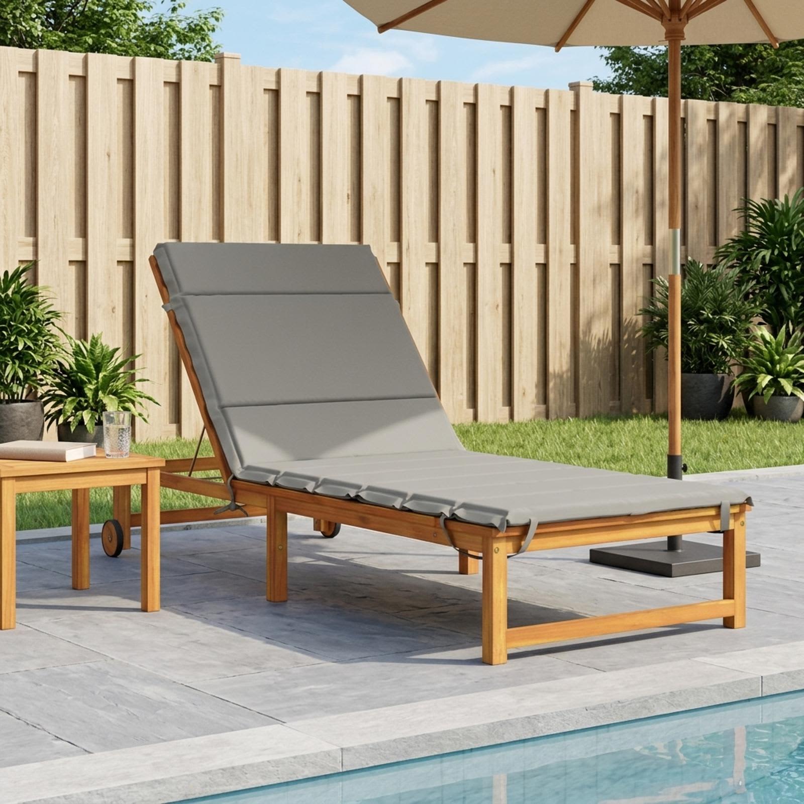 948606_1.jpg vidaXL Vankúš na ležadlo GEMERT 100% polyester Sivá 200 x 90 x 3 cm – Obrázok 1