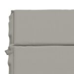 vidaXL Vankúš na ležadlo GEMERT 100% polyester Sivá 200 x 90 x 3 cm – Obrázok 6