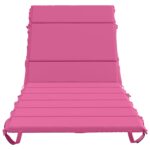 vidaXL Vankúš na ležadlo GEMERT 100% polyester Ružová 200 x 90 x 3 cm – Obrázok 4