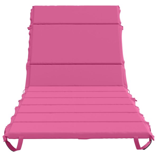 vidaXL Vankúš na ležadlo GEMERT 100% polyester Ružová 200 x 90 x 3 cm – Obrázok 4