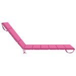 vidaXL Vankúš na ležadlo GEMERT 100% polyester Ružová 200 x 90 x 3 cm – Obrázok 5