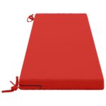 vidaXL Vankúš na lavičku SOEST 100% polyester Červená 160 x 40 x 5 cm – Obrázok 4