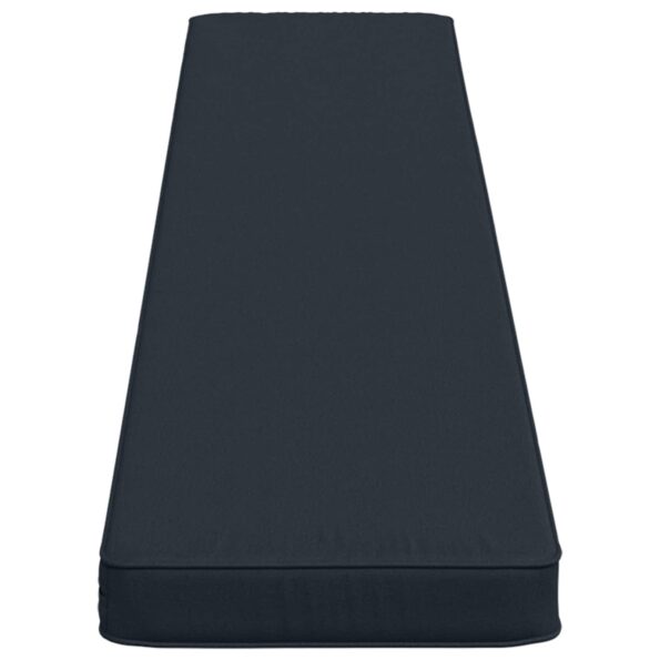 vidaXL 1-dielna poduška na lavicu VUGHT 100% polyester Tmavomodrá – Obrázok 4