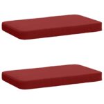 vidaXL 2-dielne podušky na lavicu VUGHT 2 pcs 100% polyester – Obrázok 2