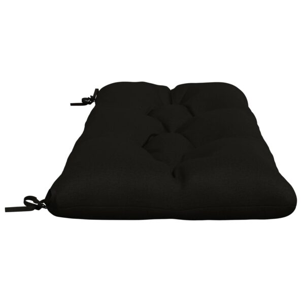 vidaXL Vankúš na lavičku VIANEN 100% polyester Čierna 100 x 50 x 12 cm – Obrázok 4