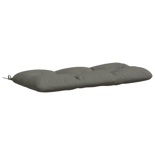 vidaXL Vankúš na lavičku VIANEN 100% polyester Sivá 100 x 50 x 12 cm – Obrázok 2