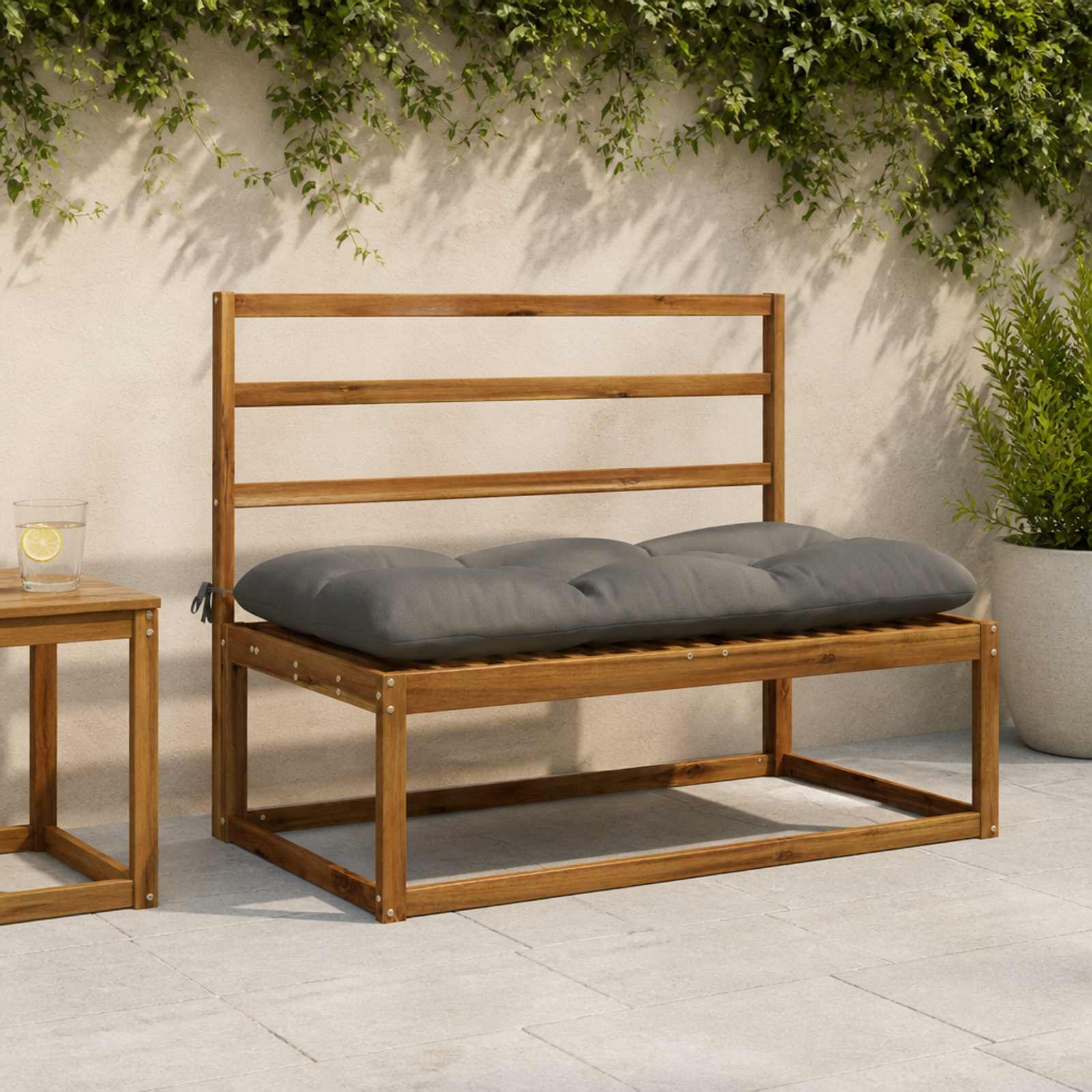 952362_1.jpg vidaXL Vankúš na lavičku VIANEN 100% polyester Sivá 100 x 60 x 12 cm – Obrázok 1