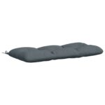 vidaXL Vankúš na lavičku VIANEN 100% polyester Modrá 110 x 50 x 12 cm – Obrázok 2