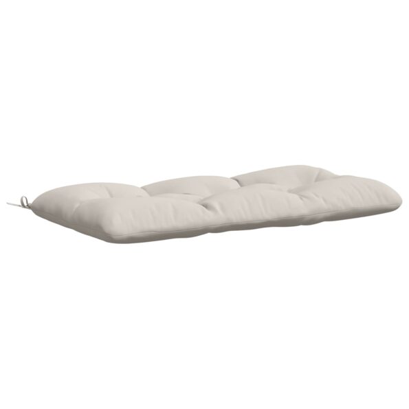 vidaXL Vankúš na lavičku VIANEN 100% polyester Biela 110 x 60 x 12 cm – Obrázok 2