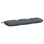 vidaXL Vankúš na lavičku VIANEN 100% polyester Modrá 120 x 30 x 12 cm – Obrázok 2