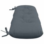 vidaXL Vankúš na lavičku VIANEN 100% polyester Modrá 120 x 30 x 12 cm – Obrázok 4