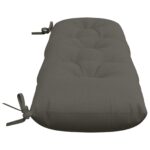 vidaXL Vankúš na lavičku VIANEN 100% polyester Sivá 120 x 30 x 12 cm – Obrázok 4
