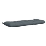 vidaXL Vankúš na lavičku VIANEN 100% polyester Modrá 130 x 40 x 12 cm – Obrázok 2