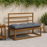 vidaXL Vankúš na lavičku VIANEN 100% polyester Modrá 130 x 50 x 12 cm