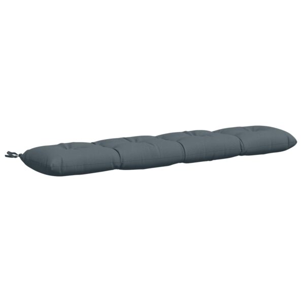 vidaXL Vankúš na lavičku VIANEN 100% polyester Modrá 140 x 30 x 12 cm – Obrázok 2