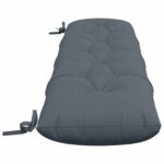 vidaXL Vankúš na lavičku VIANEN 100% polyester Modrá 140 x 30 x 12 cm – Obrázok 4