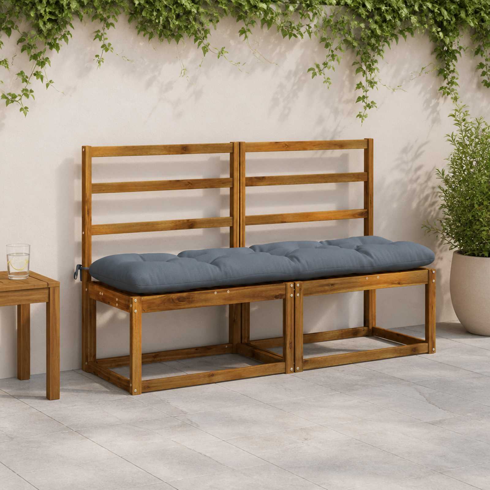 952784_1.jpg vidaXL Vankúš na lavičku VIANEN 100% polyester Modrá 150 x 40 x 12 cm – Obrázok 1