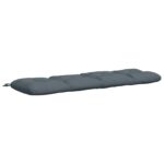 vidaXL Vankúš na lavičku VIANEN 100% polyester Modrá 150 x 40 x 12 cm – Obrázok 2