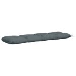 vidaXL Vankúš na lavičku VIANEN 100% polyester Modrá 150 x 40 x 12 cm – Obrázok 5
