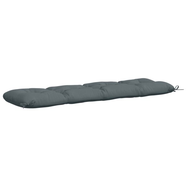 vidaXL Vankúš na lavičku VIANEN 100% polyester Modrá 150 x 40 x 12 cm – Obrázok 5