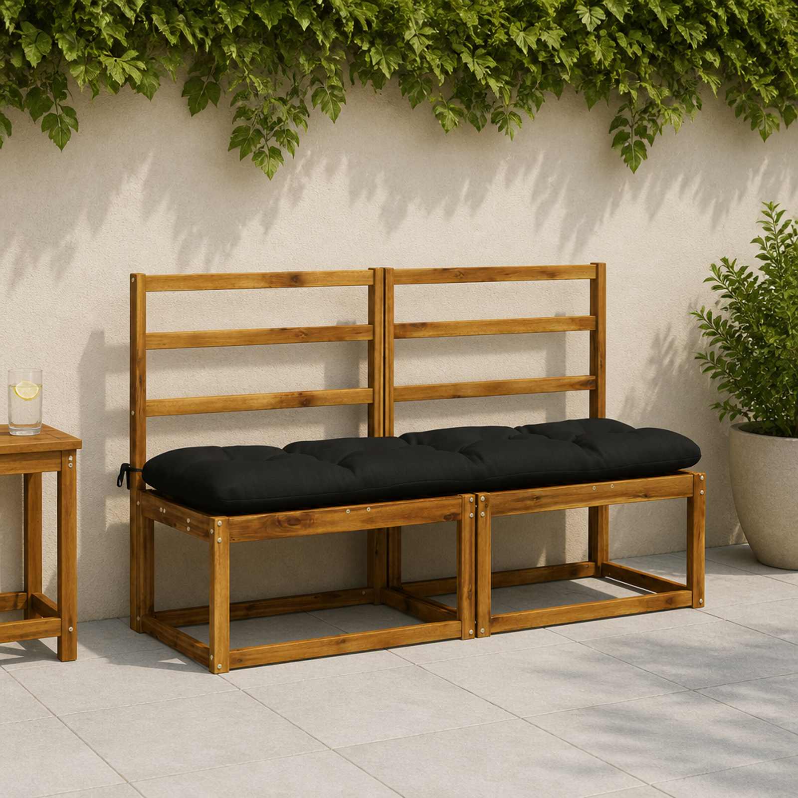 952788_1.jpg vidaXL Vankúš na lavičku VIANEN 100% polyester Čierna 150 x 40 x 12 cm – Obrázok 1