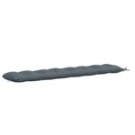 vidaXL Vankúš na lavičku VIANEN 100% polyester Modrá 180 x 30 x 12 cm – Obrázok 5