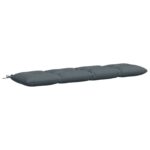 vidaXL Vankúš na lavičku VIANEN 100% polyester Modrá 180 x 40 x 12 cm – Obrázok 2
