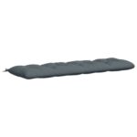 vidaXL Vankúš na lavičku VIANEN 100% polyester Modrá 180 x 50 x 12 cm – Obrázok 2