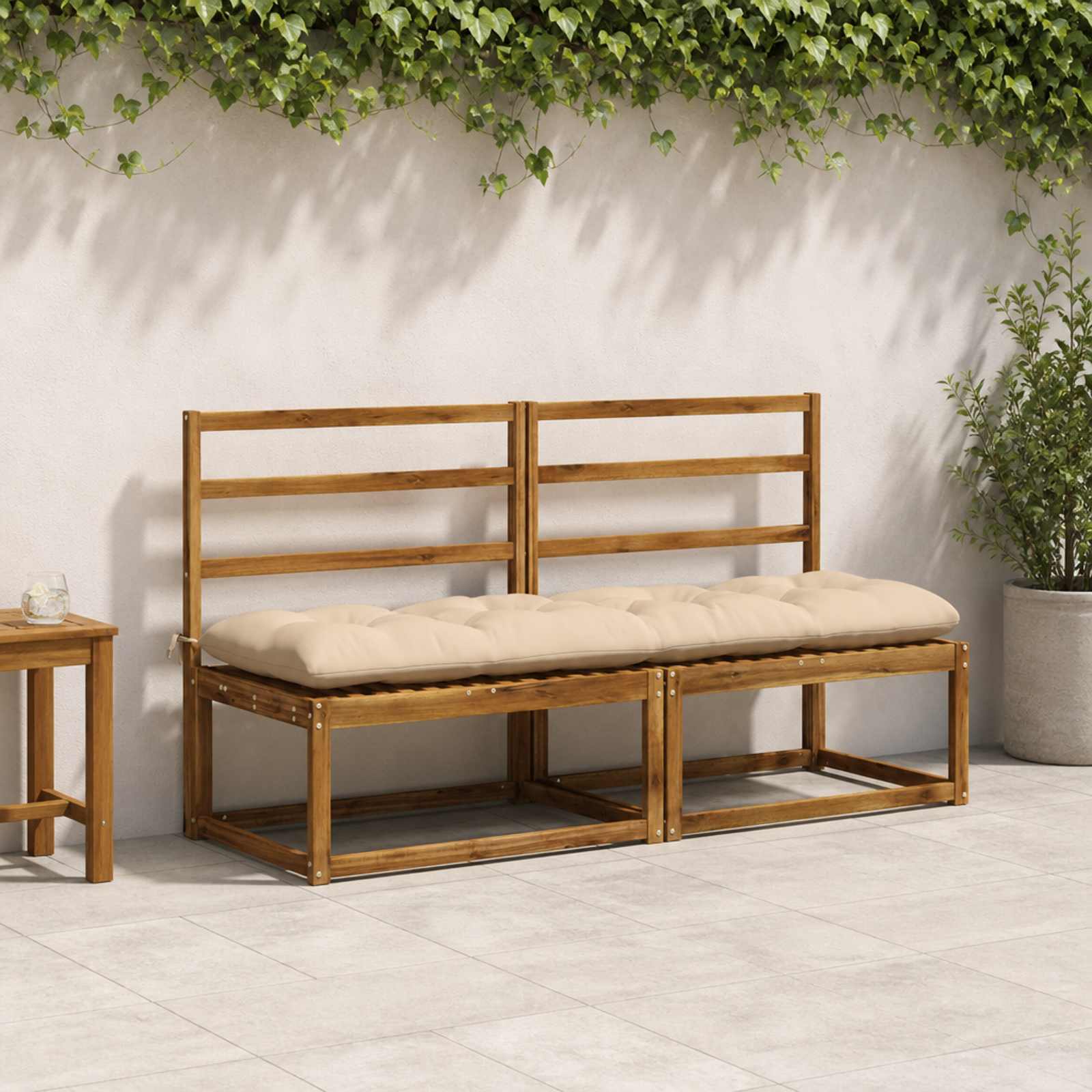 953108_1.jpg vidaXL Vankúš na lavičku VIANEN 100% polyester Krémová – Obrázok 1