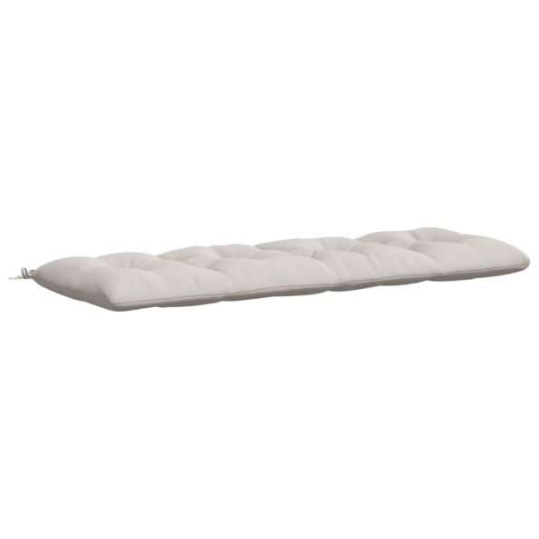vidaXL Vankúš na lavičku VIANEN 100% polyester Biela 180 x 60 x 12 cm – Obrázok 2