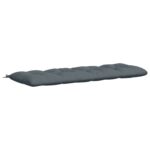 vidaXL Vankúš na lavičku VIANEN 100% polyester Modrá 180 x 60 x 12 cm – Obrázok 2
