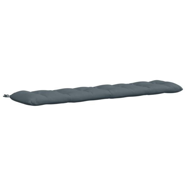 vidaXL Vankúš na lavičku VIANEN 100% polyester Modrá 190 x 40 x 12 cm – Obrázok 2