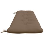 vidaXL Vankúš na lavičku VIANEN 100% polyester Sivohnedá – Obrázok 4