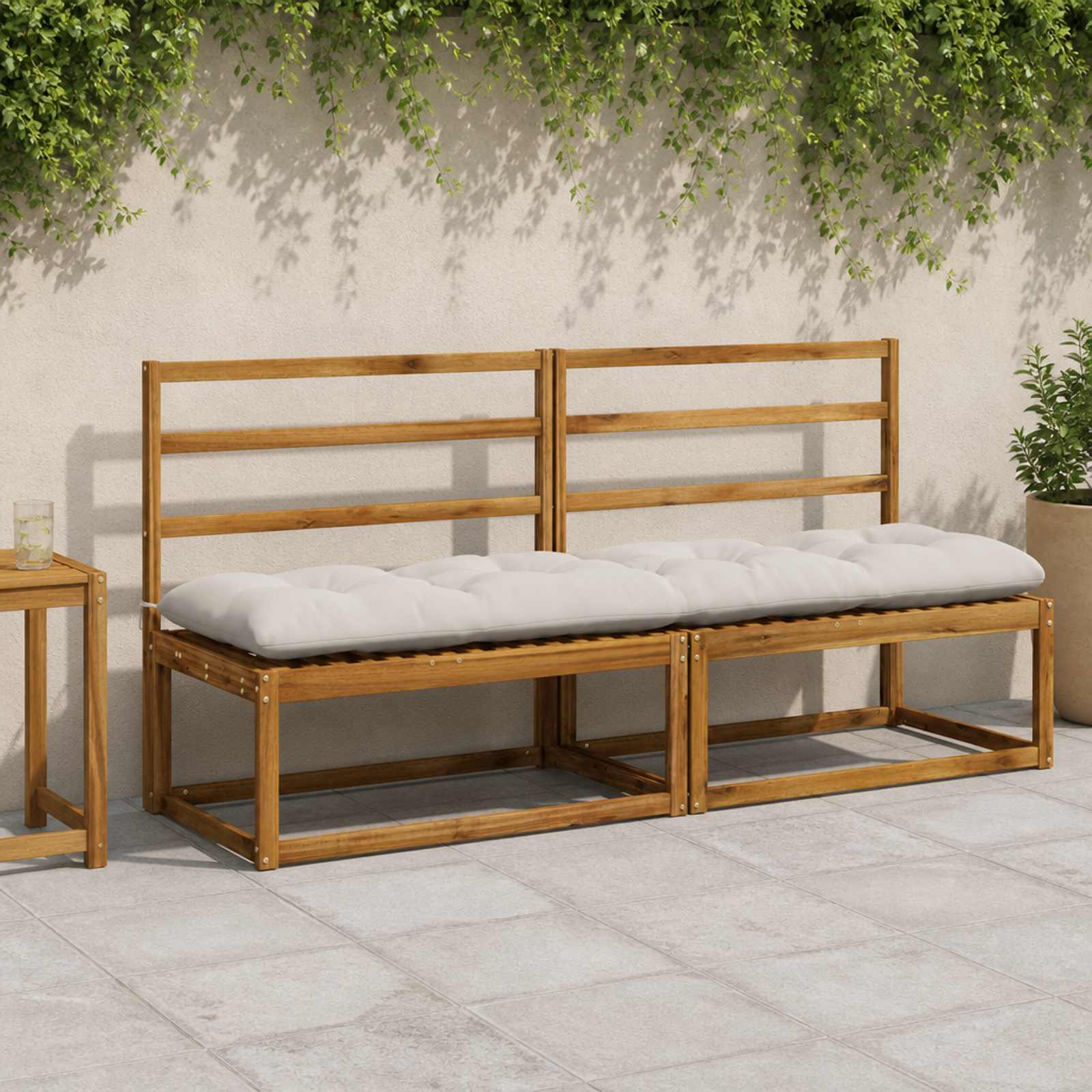 953189_1.jpg vidaXL Vankúše na lavičku VIANEN 2 ks 100% polyester Biela – Obrázok 1