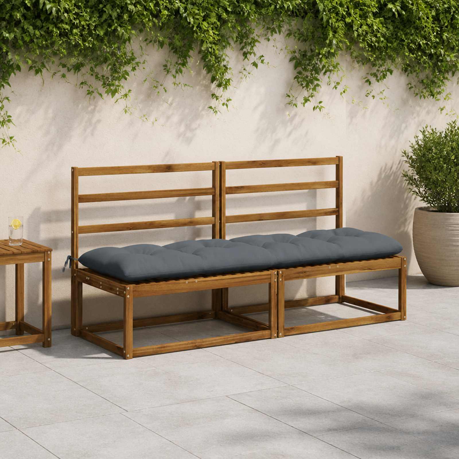953192_1.jpg vidaXL Vankúš na lavičku VIANEN 100% polyester Modrá 190 x 50 x 12 cm – Obrázok 1