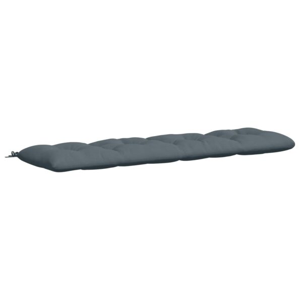 vidaXL Vankúš na lavičku VIANEN 100% polyester Modrá 190 x 50 x 12 cm – Obrázok 2