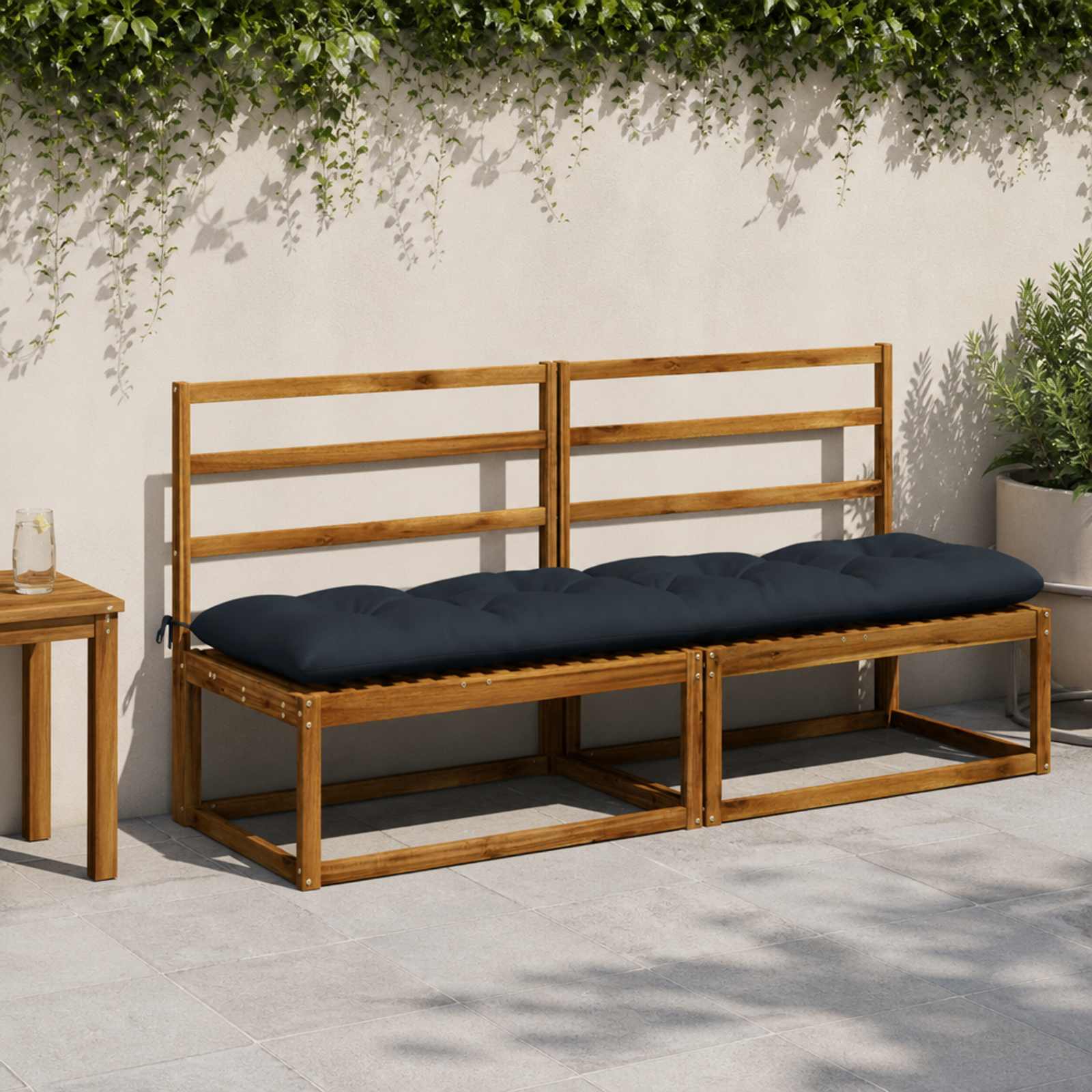 953194_1.jpg vidaXL Vankúš na lavičku VIANEN 100% polyester Tmavomodrá – Obrázok 1