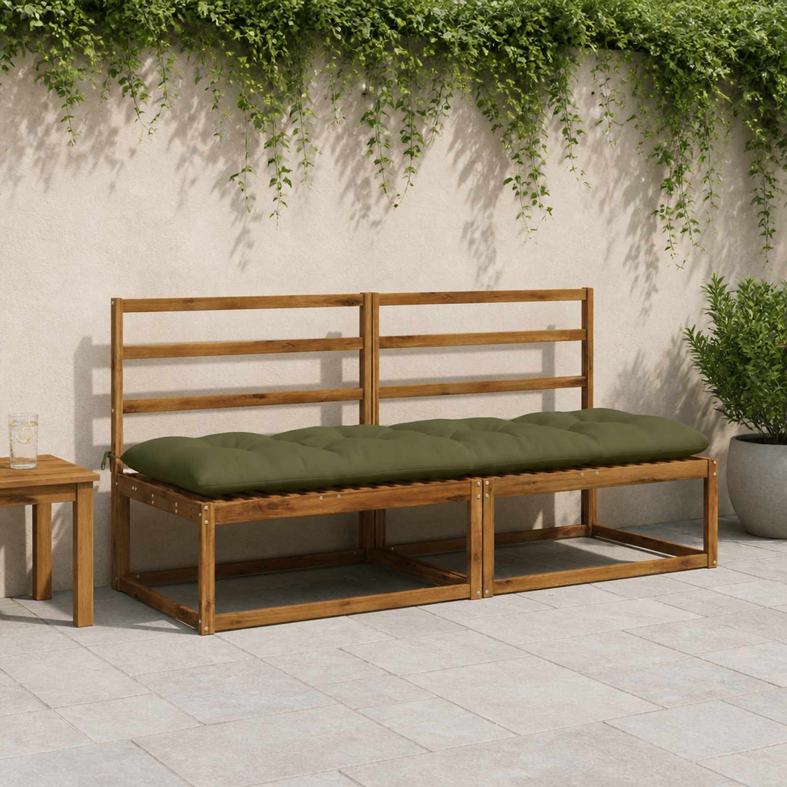 953206_1.jpg vidaXL Vankúš na lavičku VIANEN 100% polyester Olivovo zelená – Obrázok 1