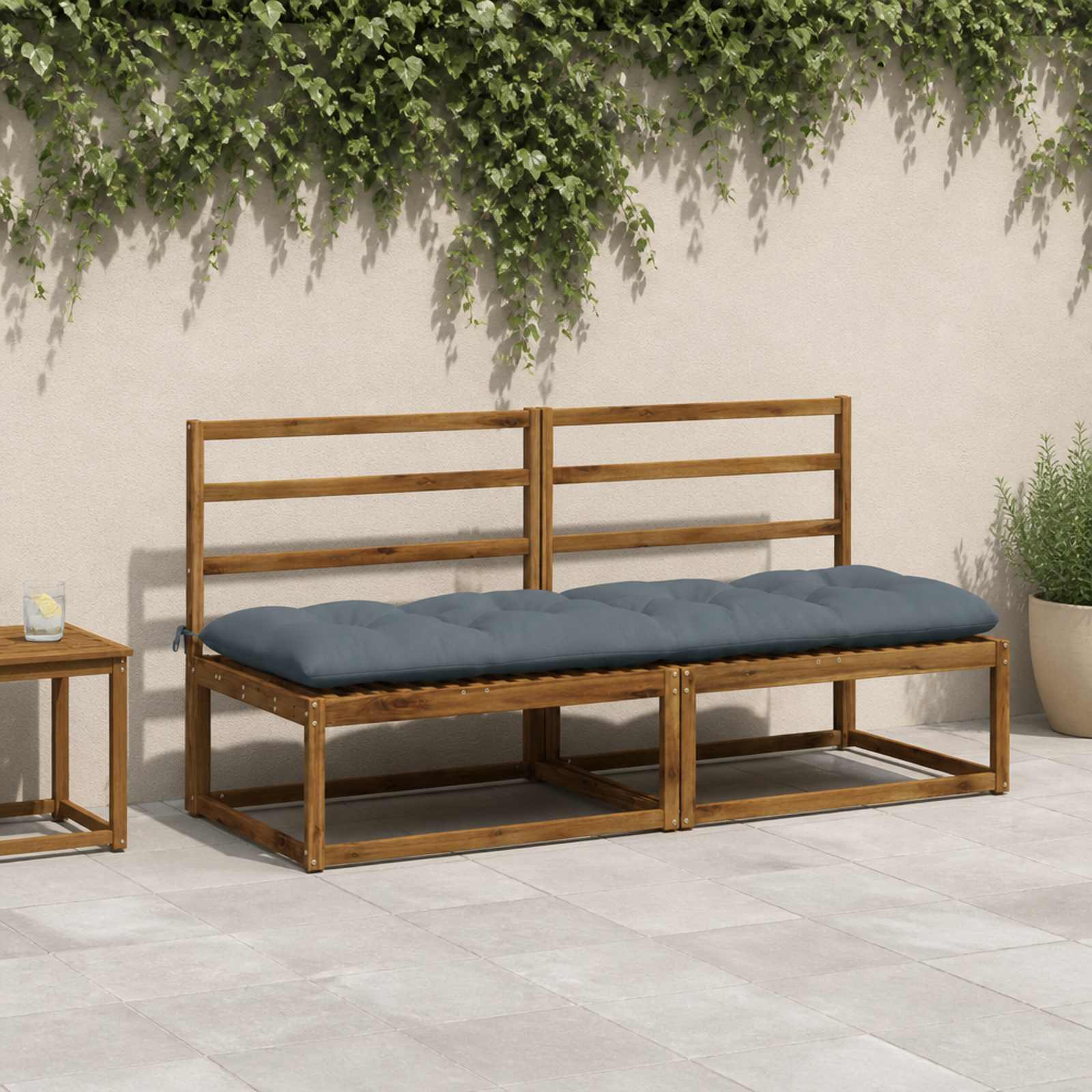 953312_1.jpg vidaXL Vankúš na lavičku VIANEN 100% polyester Modrá 200 x 60 x 12 cm – Obrázok 1