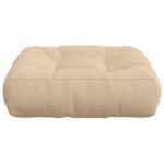 vidaXL 1-dielny sedací vankúš VIANEN 100% polyester Krémová – Obrázok 4
